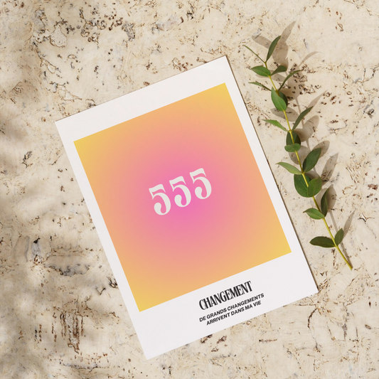 Carte Angel Number 555 – Changement