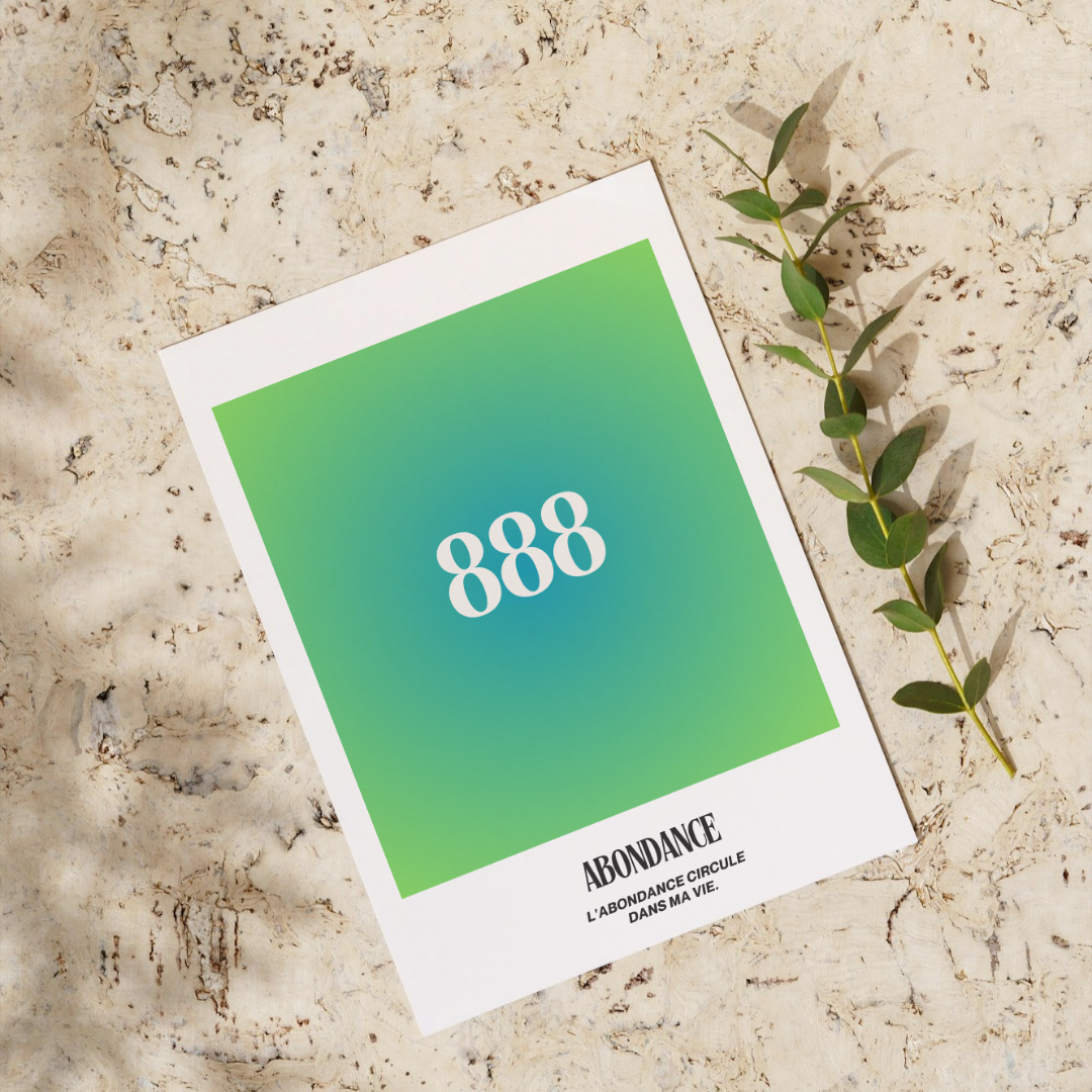 Carte Carte Angel Number 888 – Abondance