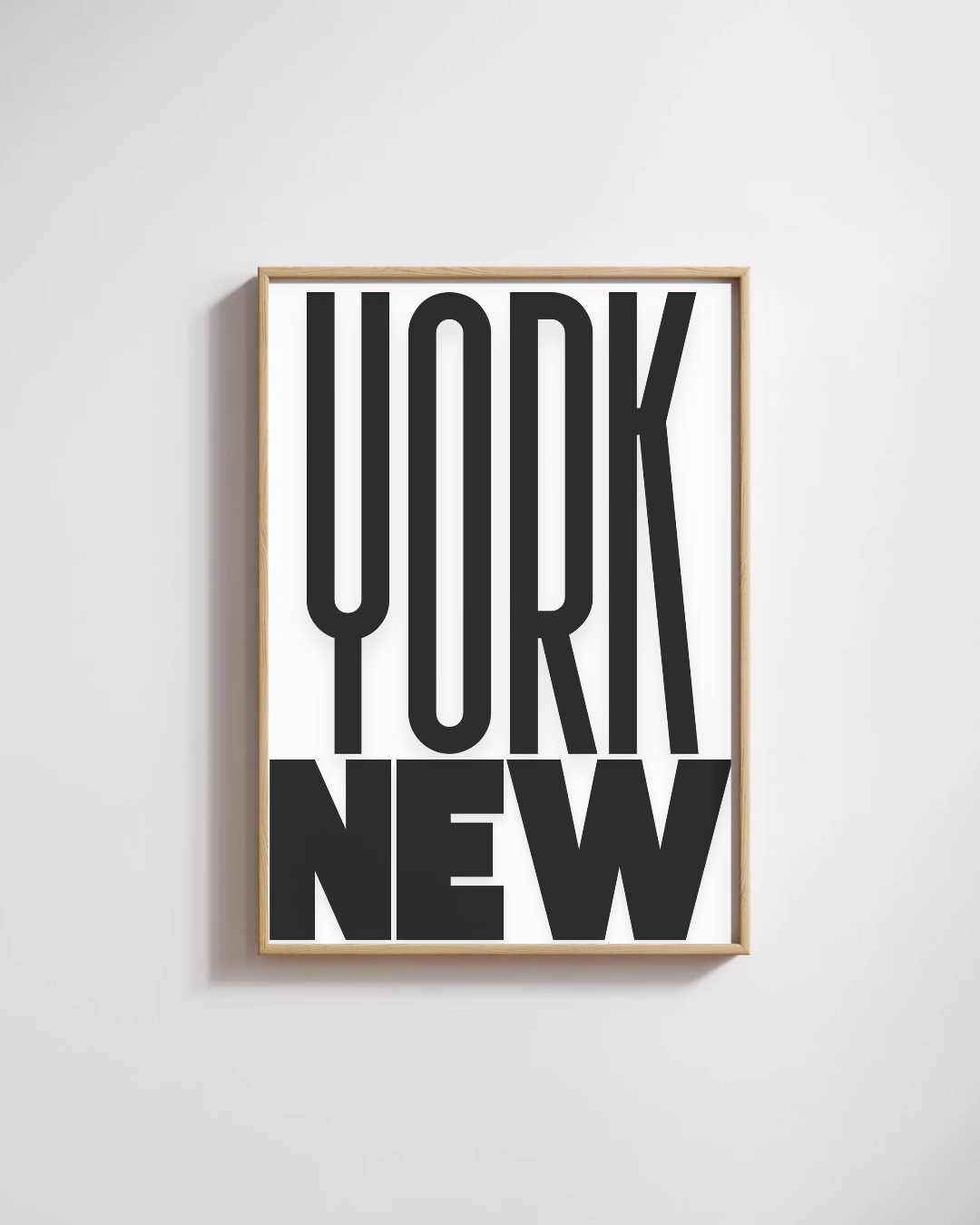 Affiche New York – Décoration Murale Urbaine & Design Typographique Moderne