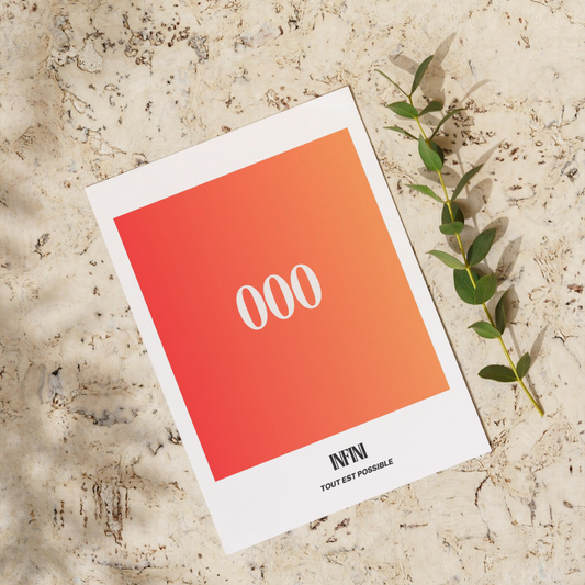 Lot de 9 cartes Angel Numbers – Collection Positive Energy